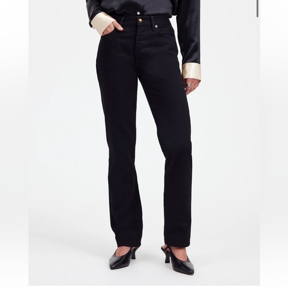 Alexa Chung for Madewell High-Rise Straight Jean Outridge Wash size 30 NWT NT139 - Picture 2 of 14